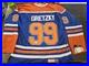 WAYNE GRETZKY SIGNED EDMONTON OILERS THROWBACK JERSEY JSA LOA NHL Hockey Vintage