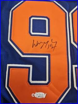 WAYNE GRETZKY SIGNED EDMONTON OILERS THROWBACK JERSEY JSA LOA NHL Hockey Vintage WAYNE GRETZKY SIGNED EDMONTON OILERS THROWBACK JERSEY JSA LOA NHL Hockey Vintage