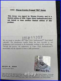WAYNE GRETZKY SIGNED KINGS 802 GOALS Authentic JERSEY UDA LE 237/1000 autograph
