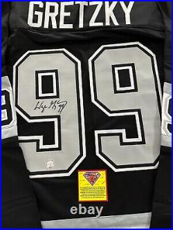 WAYNE GRETZKY SIGNED LOS ANGELES LA KINGS CUSTOM JERSEY AUTOGRAPHED WithCOA 597