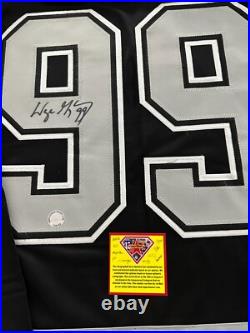 WAYNE GRETZKY SIGNED LOS ANGELES LA KINGS CUSTOM JERSEY AUTOGRAPHED WithCOA 597