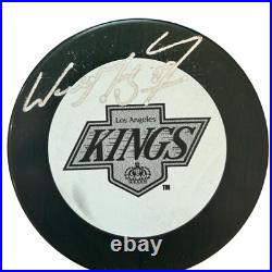 WAYNE GRETZKY SIGNED Los Angeles Kings Puck withCOA WGA LA UDA Upper Deck