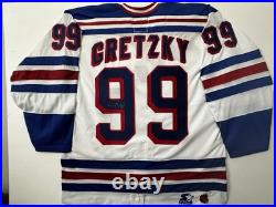 WAYNE GRETZKY SIGNED NY Rangers Center Ice GAME JERSEY ORIGINAL Purchase Papers
