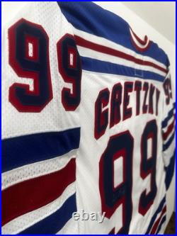 WAYNE GRETZKY SIGNED NY Rangers Center Ice GAME JERSEY ORIGINAL Purchase Papers