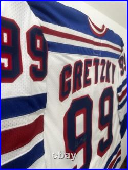 WAYNE GRETZKY SIGNED NY Rangers Center Ice GAME JERSEY ORIGINAL Purchase Papers