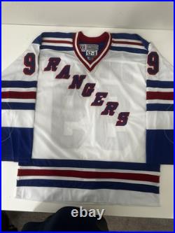 WAYNE GRETZKY SIGNED NY Rangers Center Ice GAME JERSEY ORIGINAL Purchase Papers