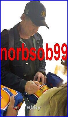 WAYNE GRETZKY SIGNED ST. LOUIS BLUES #99 JERSEY withEXACT PROOF & BECKETT COA LOA