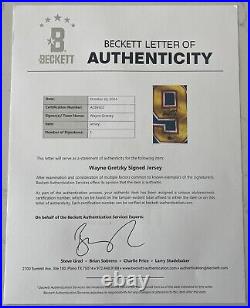 WAYNE GRETZKY SIGNED ST. LOUIS BLUES #99 JERSEY withEXACT PROOF & BECKETT COA LOA