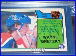 WAYNE GRETZKY Signed 1983-84 O-PEE-CHEE Card #215 Beckett Authenticated