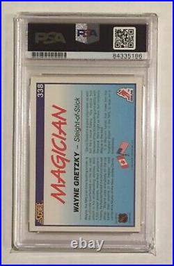 WAYNE GRETZKY Signed 1990 Score Magician Autograph card PSA/DNA AUTO GEM MINT 10