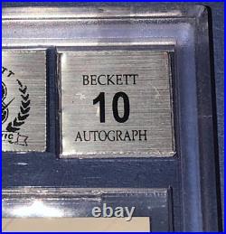 WAYNE GRETZKY Signed 1991-92 UPPER DECK Card #437 Beckett BAS Auto Graded 10
