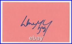 WAYNE GRETZKY Signed 3 x 5 Index Card Autograph PSA/DNA Certified Authentic AUTO