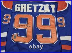 WAYNE GRETZKY Signed Autographed Edmonton Oilers Prostyle JERSEY WGA COA