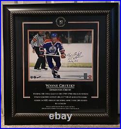 WAYNE GRETZKY Signed Framed 11x14 Limited Edition WGA NHL Edmonton Oilers