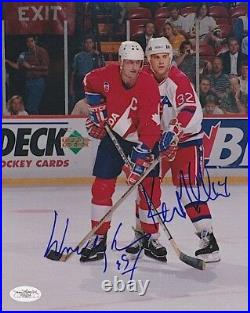 WAYNE GRETZKY Signed TEAM CANADA NHL 8x10 JSA