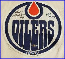 WAYNE GRETZKY The Great One Oilers AUTO Authentic Jersey UDA Autograph
