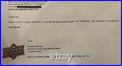 WAYNE GRETZKY UPPER DECK 802 GOAL UDA SIGNED 8x10 PHOTO