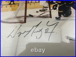 WAYNE GRETZKY UPPER DECK LIMITED EDITION 802 GOAL SIGNED 8x10 PHOTO UDA