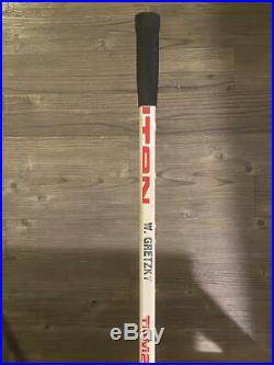 WAYNE GRETZKY game used / autographed hockey stick Titan TPM 2020 1989-90