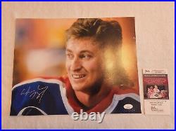 WAYNE GRETZKY signed 11x14 photo CANADA OILERS JSA COA