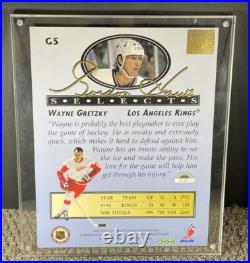 WAYNE GRETZKY signed 8.5 x 11 Gordon Howe Selects Trading Card Blowup 407/500