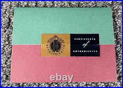 WAYNE GRETZKY signed 8.5 x 11 Gordon Howe Selects Trading Card Blowup 407/500