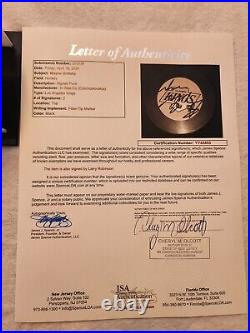 WAYNE GRETZKY signed KINGS puck JSA COA Full LOA