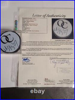 WAYNE GRETZKY signed Kings Hockey Puck JSA Letter Certified