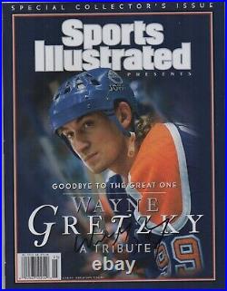 WAYNE GRETZKY signed NO LABEL 1999 Sports Illustrated AUTOGRAPH auto JSA Oilers