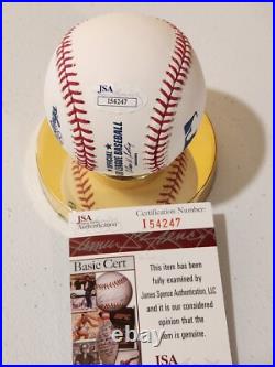 WAYNE GRETZKY signed OML baseball JSA COA OILERS RANGERS KINGS
