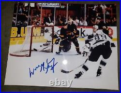WAYNE GRETZKY signed autographed 802 GOAL 8x10 PHOTO