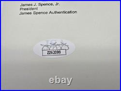 WAYNE GRETZKY signed framed KINGS puck JSA COA Full LOA full signature