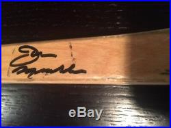 Wayne Gretzky + 19 OILER Autographs Game Used Dave Semenko Hockey Stick 1984-85