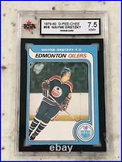 Wayne Gretzky 1979-80 O-pee-chee Opc Rc Rookie Card Ksa 7.5 Not 7 Or 8