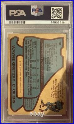 Wayne Gretzky 1979 O-Pee-Chee #18 Rookie RC PSA 1.5