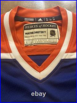 Wayne Gretzky 1980 Edmonton Oilers Signed Heroes Of Hockey Jersey Upper Deck cos