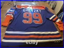 Wayne Gretzky 1980 Edmonton Oilers Signed Heroes Of Hockey Jersey Upper Deck cos