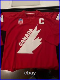 Wayne Gretzky 1987 Team Canada Cup Autographed Signed Framed Jersey With PSA COA
