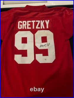 Wayne Gretzky 1987 Team Canada Cup Autographed Signed Framed Jersey With PSA COA