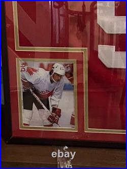 Wayne Gretzky 1987 Team Canada Cup Autographed Signed Framed Jersey With PSA COA