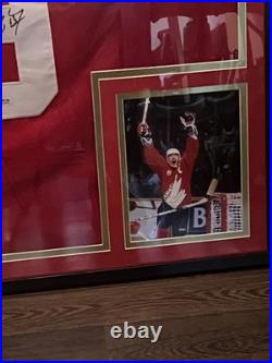 Wayne Gretzky 1987 Team Canada Cup Autographed Signed Framed Jersey With PSA COA