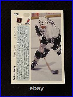 Wayne Gretzky 1990-91 Upper Deck Signed Autographed Card #205 Los Angeles Kings