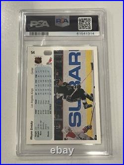 Wayne Gretzky 1990 Upper Deck Authentic Auto Card PSA DNA Los Angeles Kings #54