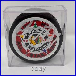 Wayne Gretzky 1991 42nd NHL All Star Game Signed Puck Hockey LA Kings Blackhawks