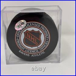 Wayne Gretzky 1991 42nd NHL All Star Game Signed Puck Hockey LA Kings Blackhawks