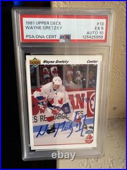 Wayne Gretzky 1991 Upper Deck Canada Cup Signed #545/999 Auto 10