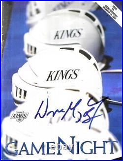 Wayne Gretzky 1992 La Kings Autographed Program