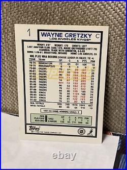 Wayne Gretzky 1992 Topps Gold #1