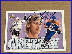 Wayne Gretzky 1992 Upper Deck Hockey Heroes On Card Auto UDA Authentication 1/1