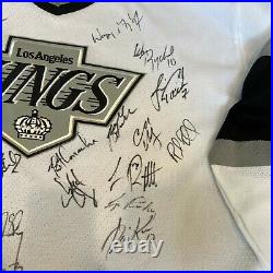 Wayne Gretzky 1993-94 Los Angeles Kings Team Game Model Signed Jersey JSA COA